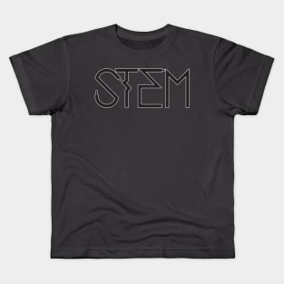 STEM blurry black Kids T-Shirt